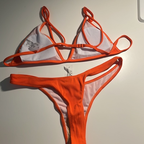 Matte swim- orange - Picture 4 of 4